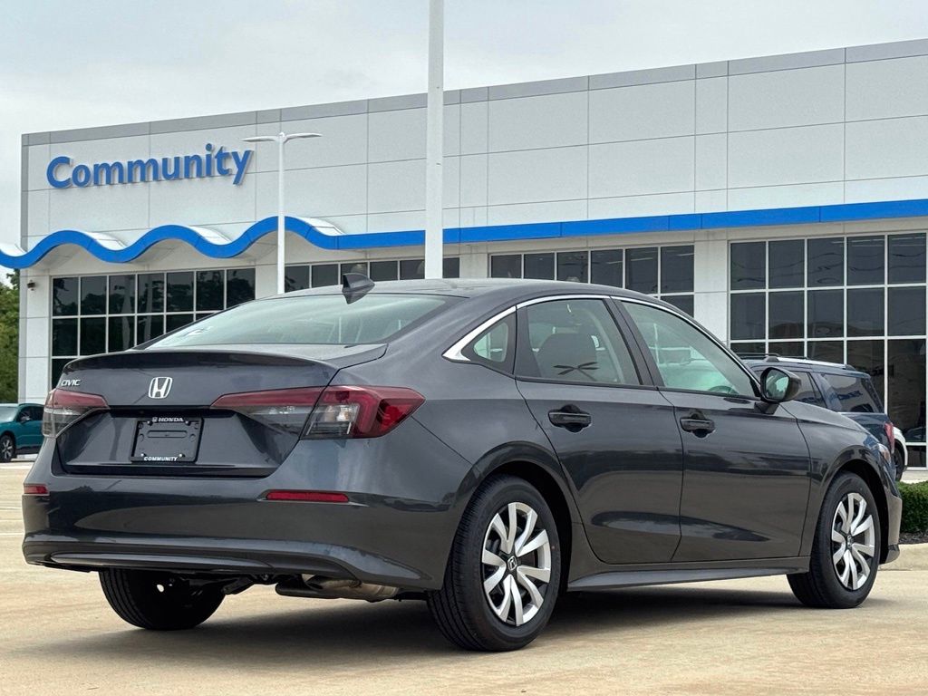 2026 Honda Civic LX Gray at Community Honda