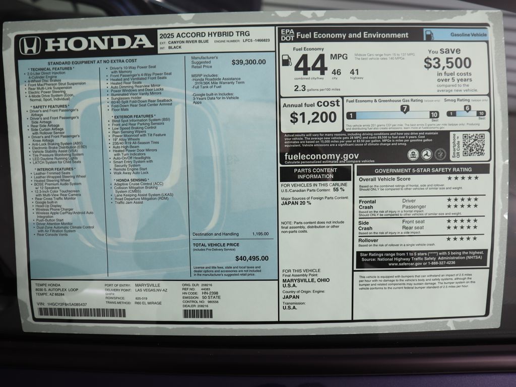 Thumbnail: 2025 Honda Accord - 9