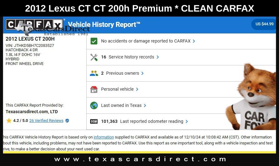 2012 Lexus CT 200h 10