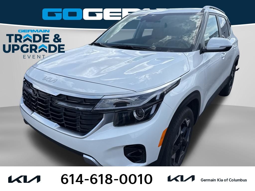 Snow White Pearl 2024 Kia Seltos EX AWD SUV / Crossover All-Wheel Drive Continuously Variable Transmission