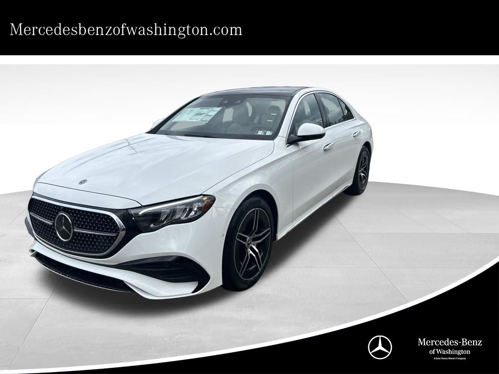Polar White 2026 Mercedes-Benz E-Class E 350 4MATIC Sedan All-Wheel Drive 9-Speed Automatic