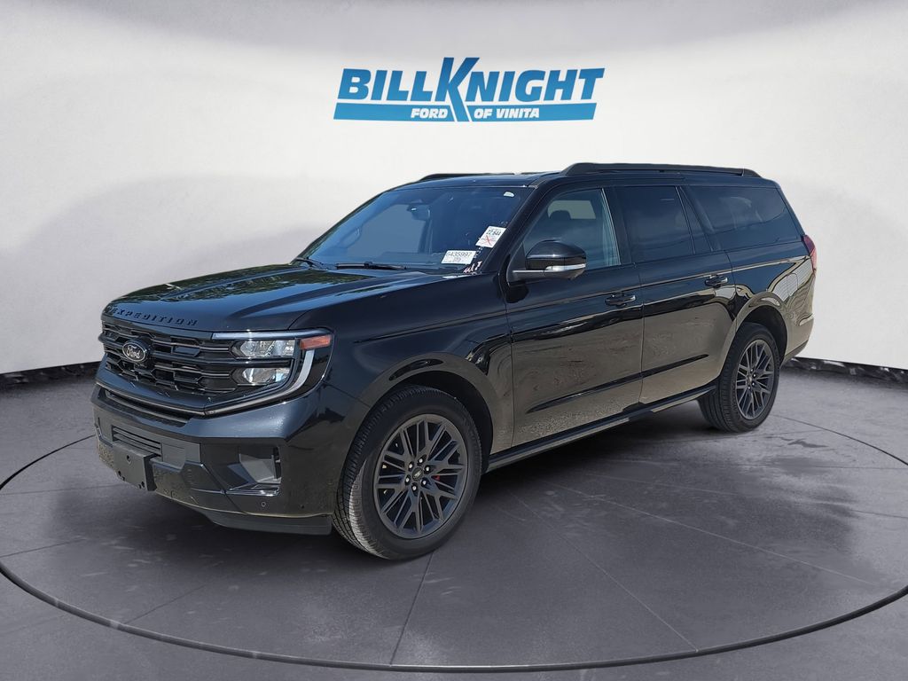 Black Metallic 2025 Ford Expedition MAX Platinum 4WD SUV / Crossover Four-Wheel Drive Automatic
