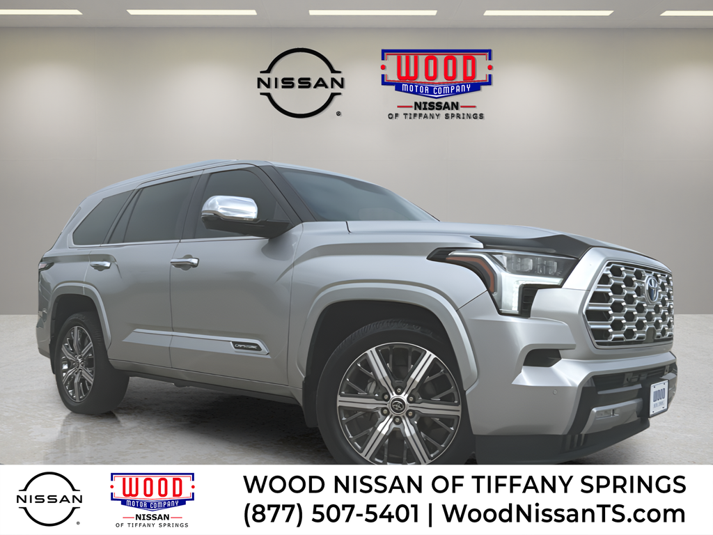 Celestial Silver Metallic 2023 Toyota Sequoia Capstone 4WD SUV / Crossover Four-Wheel Drive Automatic