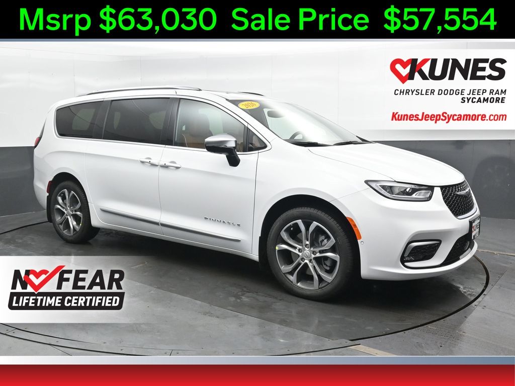 Bright White Clearcoat 2026 Chrysler Pacifica Minivan All-Wheel Drive 9-Speed Automatic