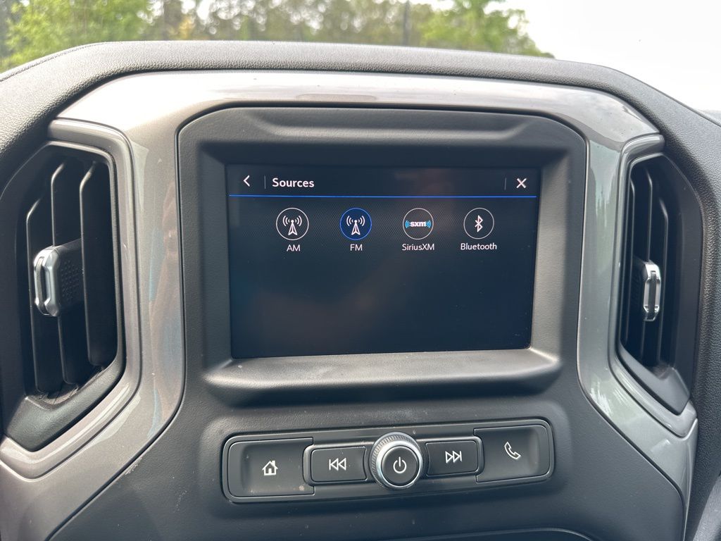 2021 Black Chevrolet Silverado 1500 Custom RWD Truck