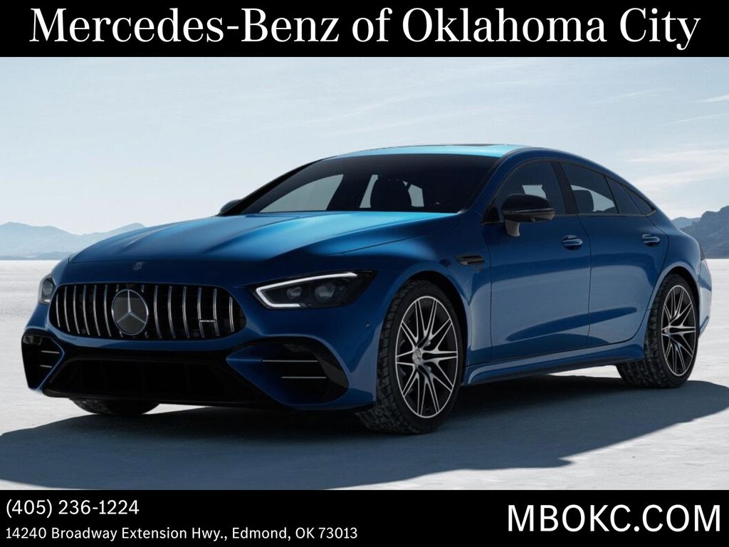Starling Blue Metallic 2026 Mercedes-Benz AMG GT Coupe All-Wheel Drive 9-Speed Automatic