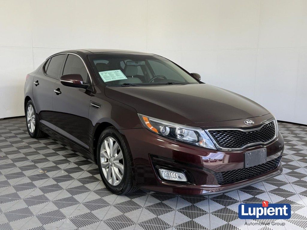Dark Cherry 2015 Kia Optima EX Sedan Front-Wheel Drive 6-Speed Automatic