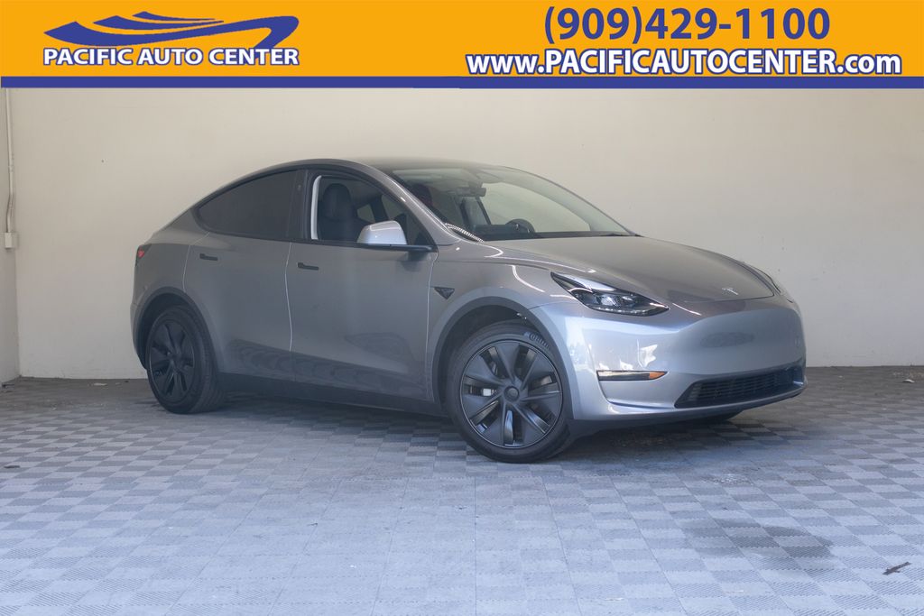 Gray 2025 Tesla Model Y SUV / Crossover All-Wheel Drive 1-Speed Automatic