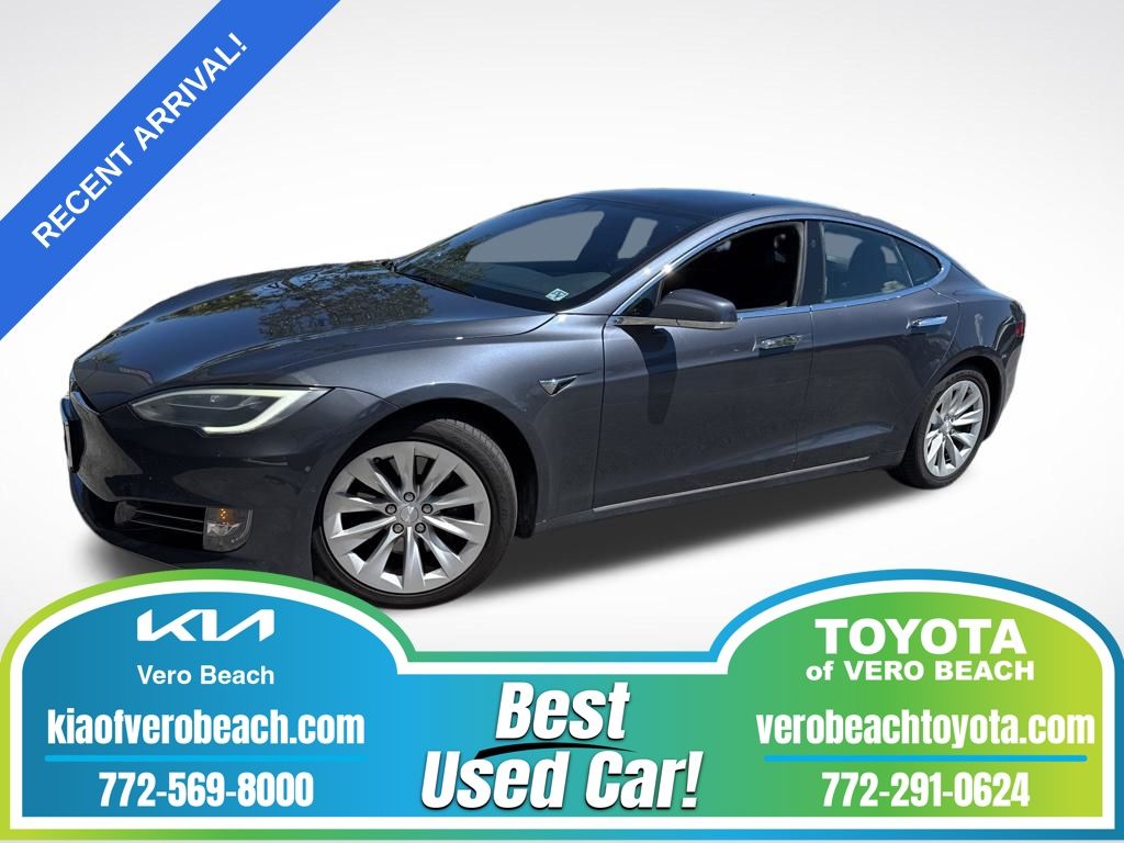 Gray 2018 Tesla Model S 100D AWD Sedan All-Wheel Drive 1-Speed Automatic