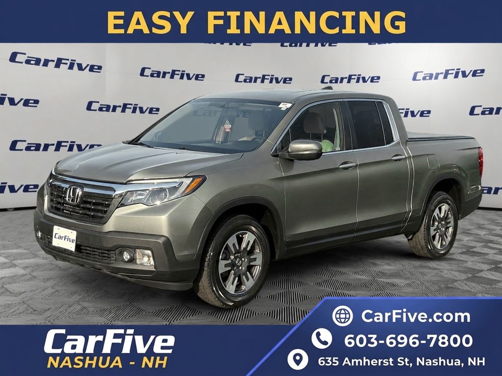 Green 2019 Honda Ridgeline Pickup Truck All-Wheel Drive 6-Speed Automatic