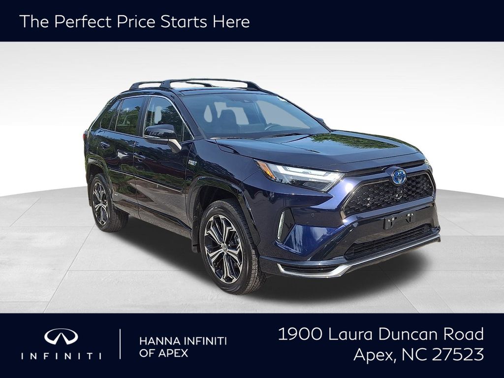 Midnight Black Metallic 2024 Toyota RAV4 Prime SUV / Crossover All-Wheel Drive Continuously Variable Transmission