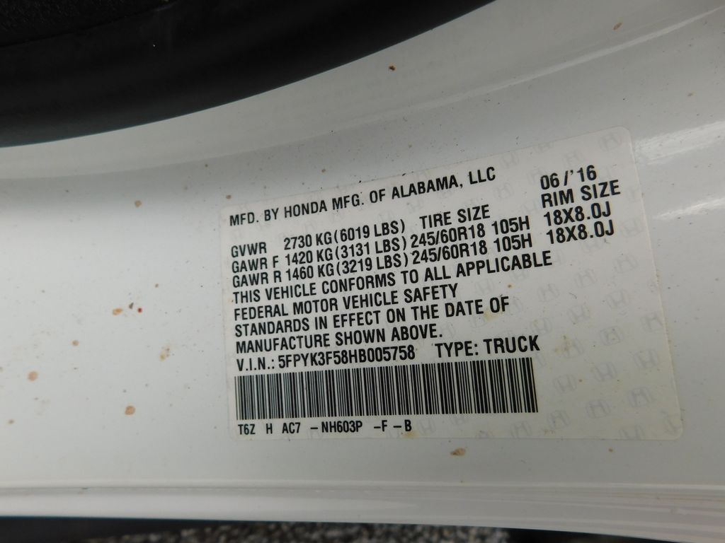 Thumbnail: 2017 Honda Ridgeline - 8