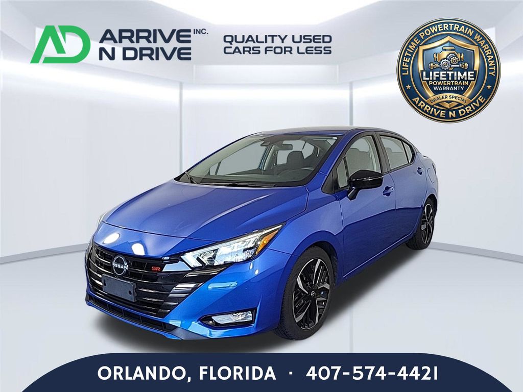 Electric Blue Metallic 2024 Nissan Versa Sedan Front-Wheel Drive Continuously Variable Transmission