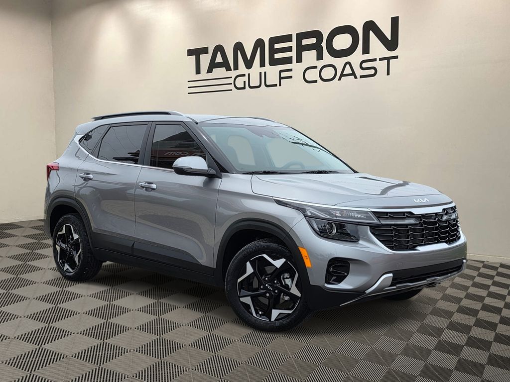 Steel Gray 2024 Kia Seltos EX FWD SUV / Crossover Front-Wheel Drive Continuously Variable Transmission