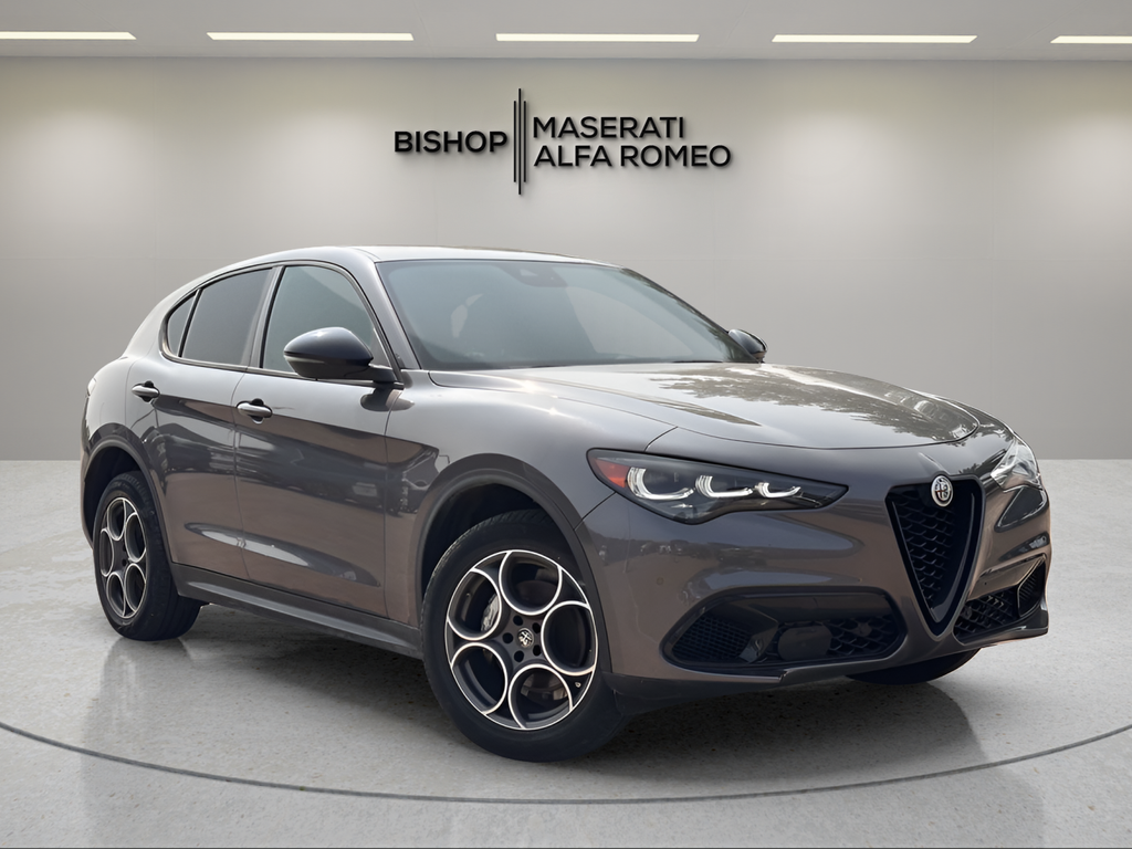 Vesuvio Gray Metallic 2024 Alfa Romeo Stelvio SUV / Crossover All-Wheel Drive 8-Speed Automatic