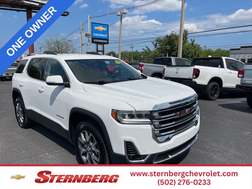 Summit White 2023 GMC Acadia SUV / Crossover Four-Wheel Drive 9-Speed Automatic