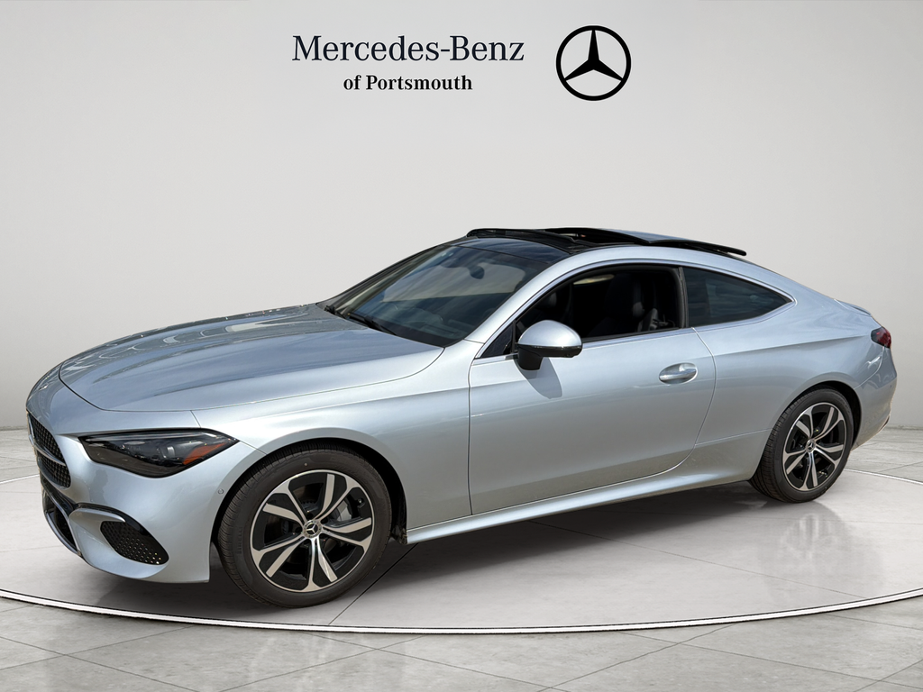 Cirrus Silver Metallic 2026 Mercedes-Benz CLE 300 4MATIC Coupe All-Wheel Drive 9-Speed Automatic