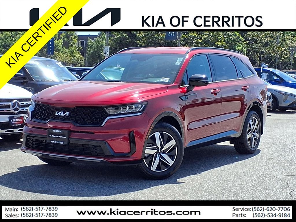 Passion Red 2023 Kia Sorento SUV / Crossover Front-Wheel Drive 8-Speed Automatic