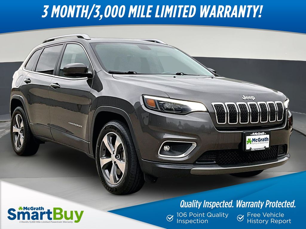 Gray (Granite Crystal Metallic Clearcoat) 2019 Jeep Cherokee SUV / Crossover Four-Wheel Drive 9-Speed Automatic