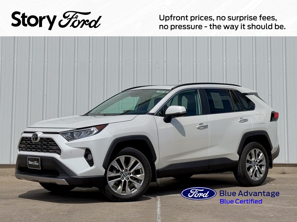 Super White 2021 Toyota RAV4 Limited AWD SUV / Crossover All-Wheel Drive 8-Speed Automatic