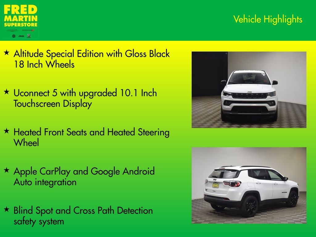 new 2026 Jeep Compass car, priced at $28,139