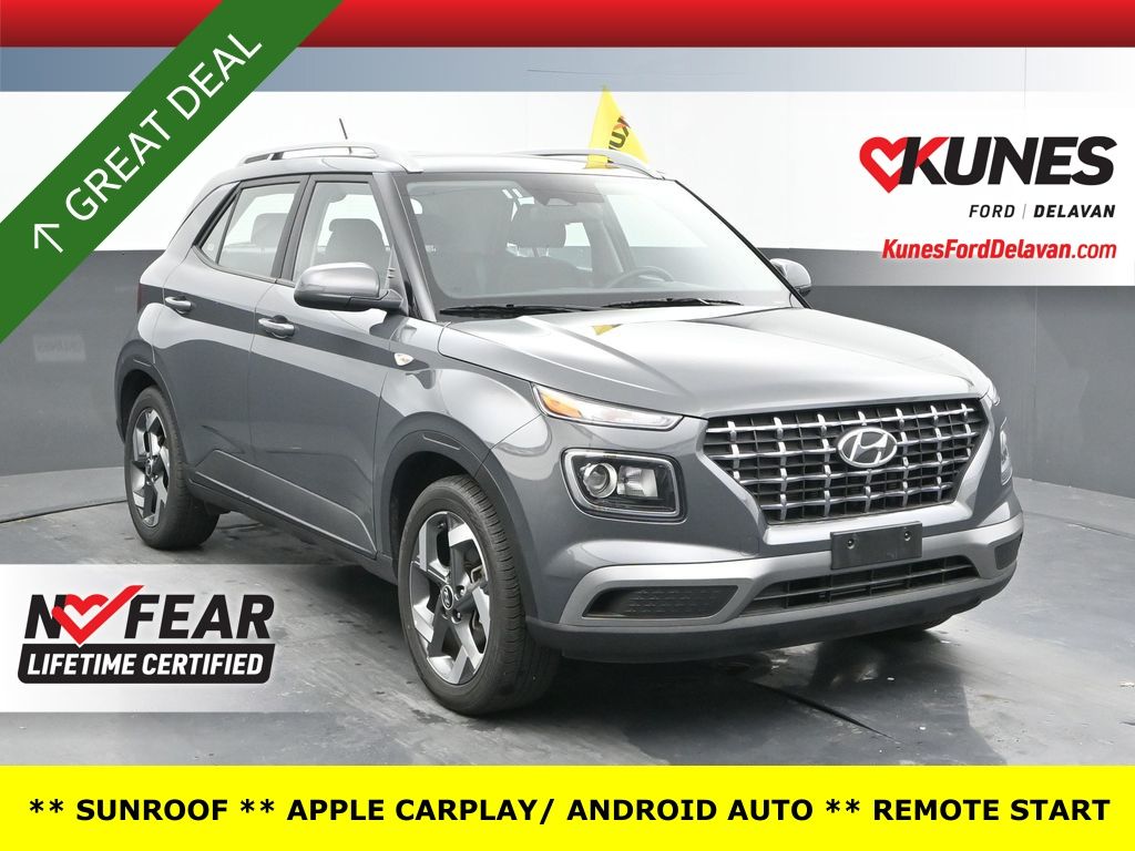Ecotronic Gray 2025 Hyundai Venue SEL FWD SUV / Crossover Front-Wheel Drive Continuously Variable Transmission