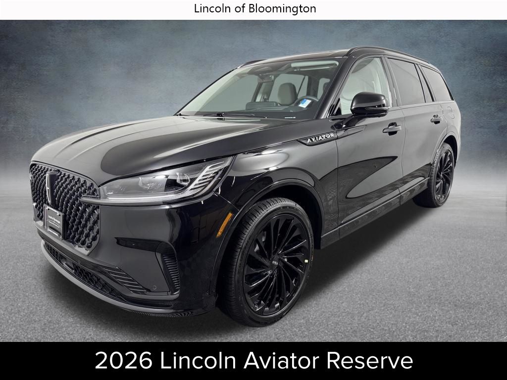 Infinite Black Metallic Clearcoat 2026 Lincoln Aviator SUV / Crossover All-Wheel Drive Automatic