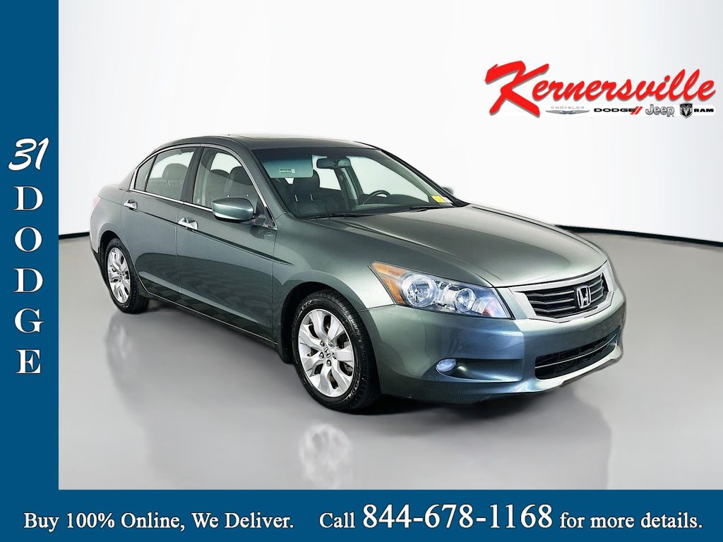 Green 2010 Honda Accord EX-L V6 Sedan Front-Wheel Drive Automatic