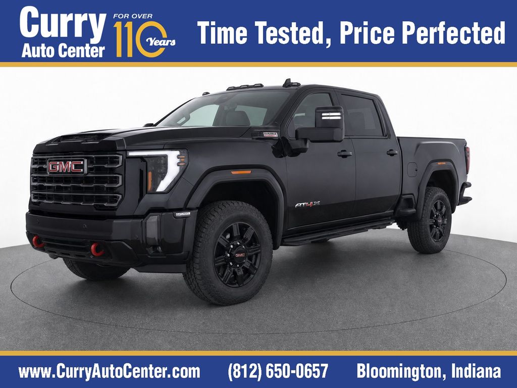 Onyx Black 2024 GMC Sierra 2500HD Pickup Truck Four-Wheel Drive Automatic