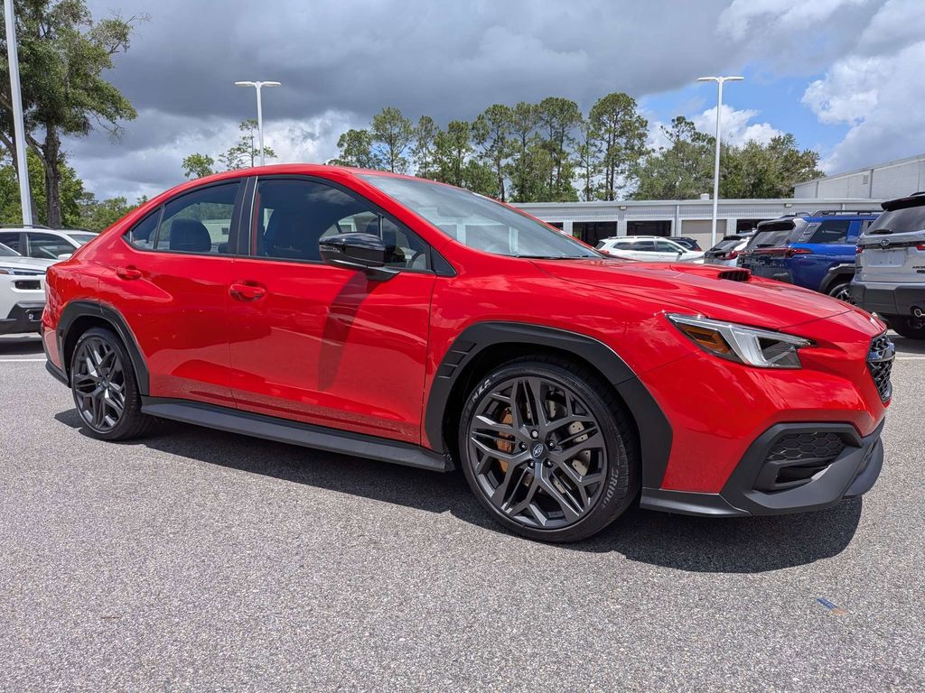 Ignition Red 2025 Subaru WRX tS AWD Sedan All-Wheel Drive 6-Speed Manual