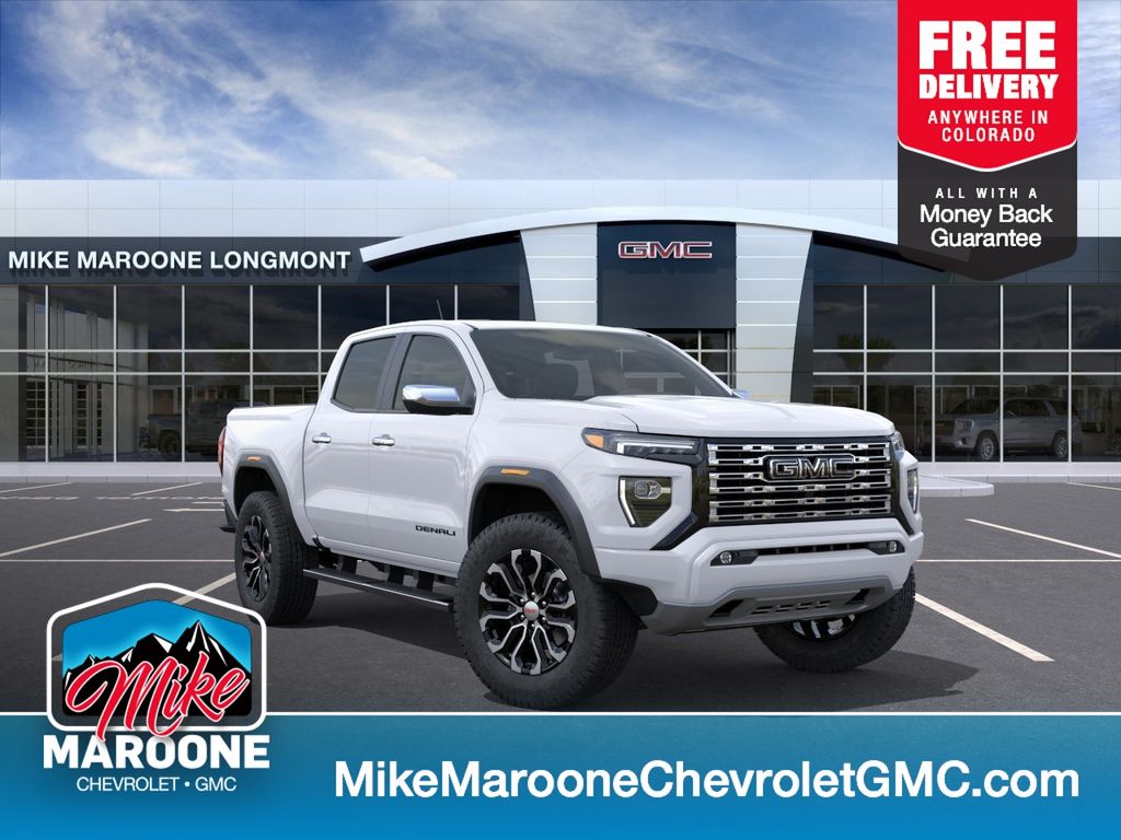 Summit White 2026 GMC Canyon Pickup Truck Four-Wheel Drive 8-Speed Automatic