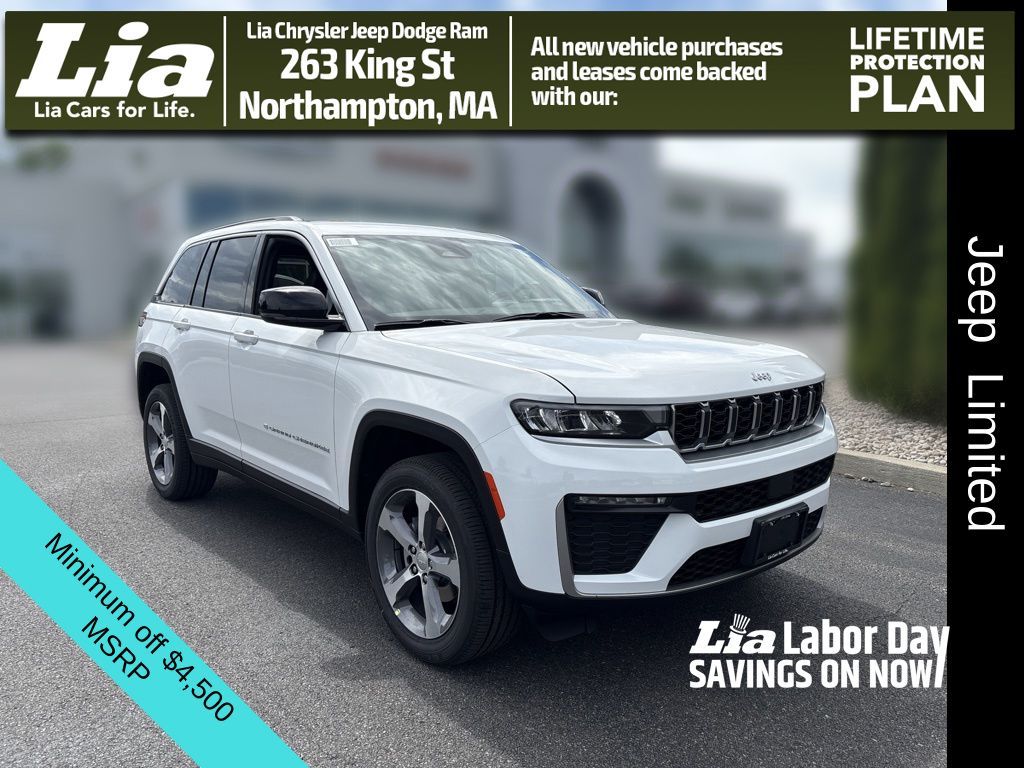 Bright White Clearcoat 2026 Jeep Grand Cherokee SUV / Crossover Four-Wheel Drive 8-Speed Automatic