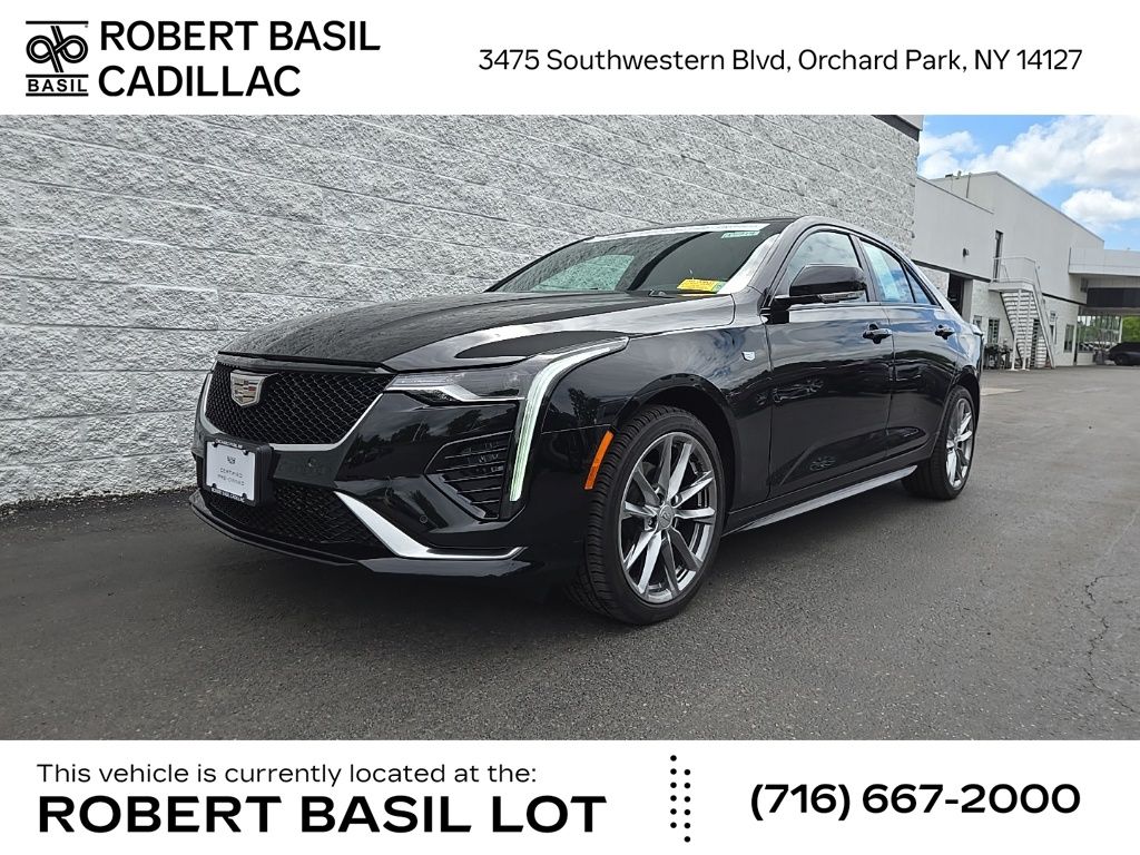 Black Raven 2023 Cadillac CT4 Sedan All-Wheel Drive 8-Speed Automatic