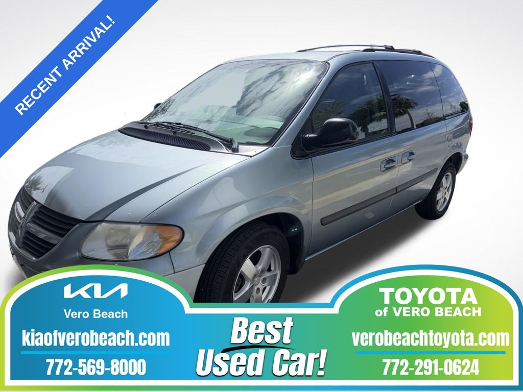 Blue 2006 Dodge Caravan SXT FWD Minivan Front-Wheel Drive 4-Speed Automatic