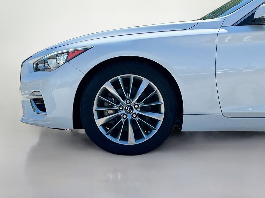 2022 INFINITI Q50 LUXE White at AutoSavvy Houston Northwest