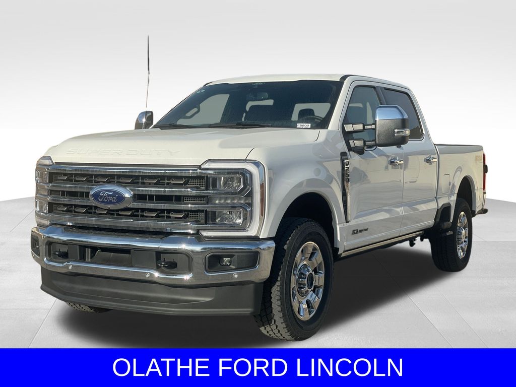 White Metallic 2025 Ford F-250 Super Duty Pickup Truck Four-Wheel Drive Automatic