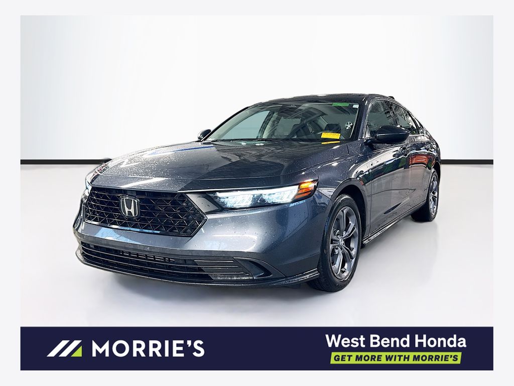 Meteorite Gray Metallic 2023 Honda Accord Sedan Front-Wheel Drive Continuously Variable Transmission
