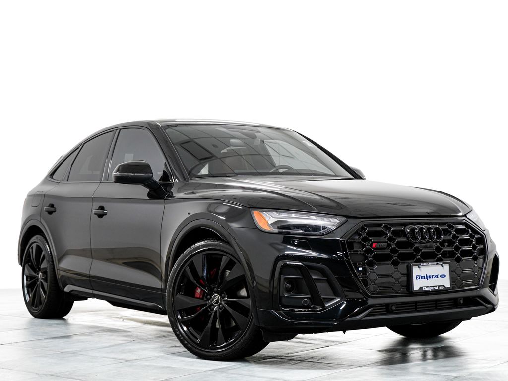 Mythos Black Metallic 2024 Audi SQ5 Sportback Sedan All-Wheel Drive 8-Speed Automatic