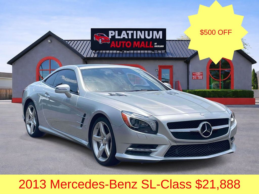 Gray 2013 Mercedes-Benz SL-Class Convertible Rear-Wheel Drive 7-Speed Automatic