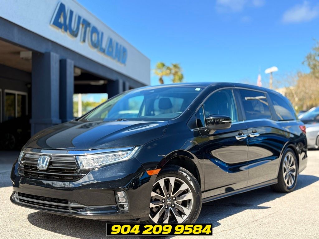 Crystal Black Pearl 2021 Honda Odyssey EX-L FWD Minivan Front-Wheel Drive Automatic