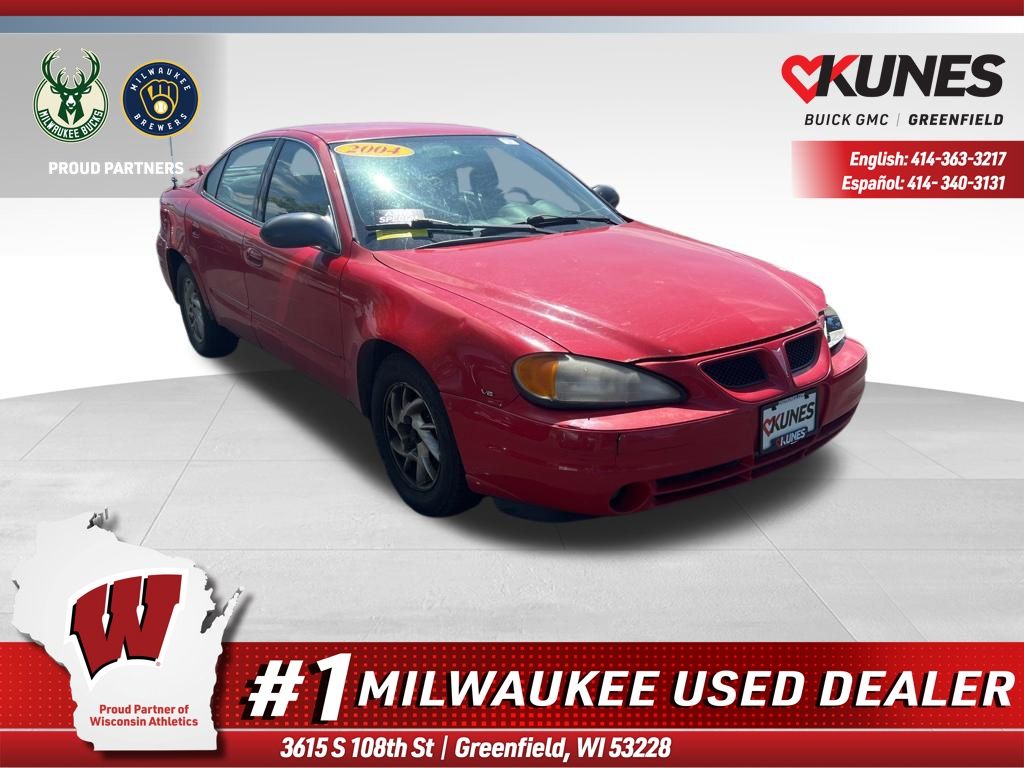 Victory Red 2004 Pontiac Grand Am SE1 Sedan Front-Wheel Drive 4-Speed Automatic Overdrive