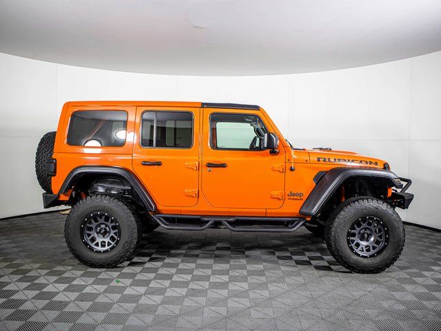 Used 2019 Orange Jeep Unlimited Rubicon image 2