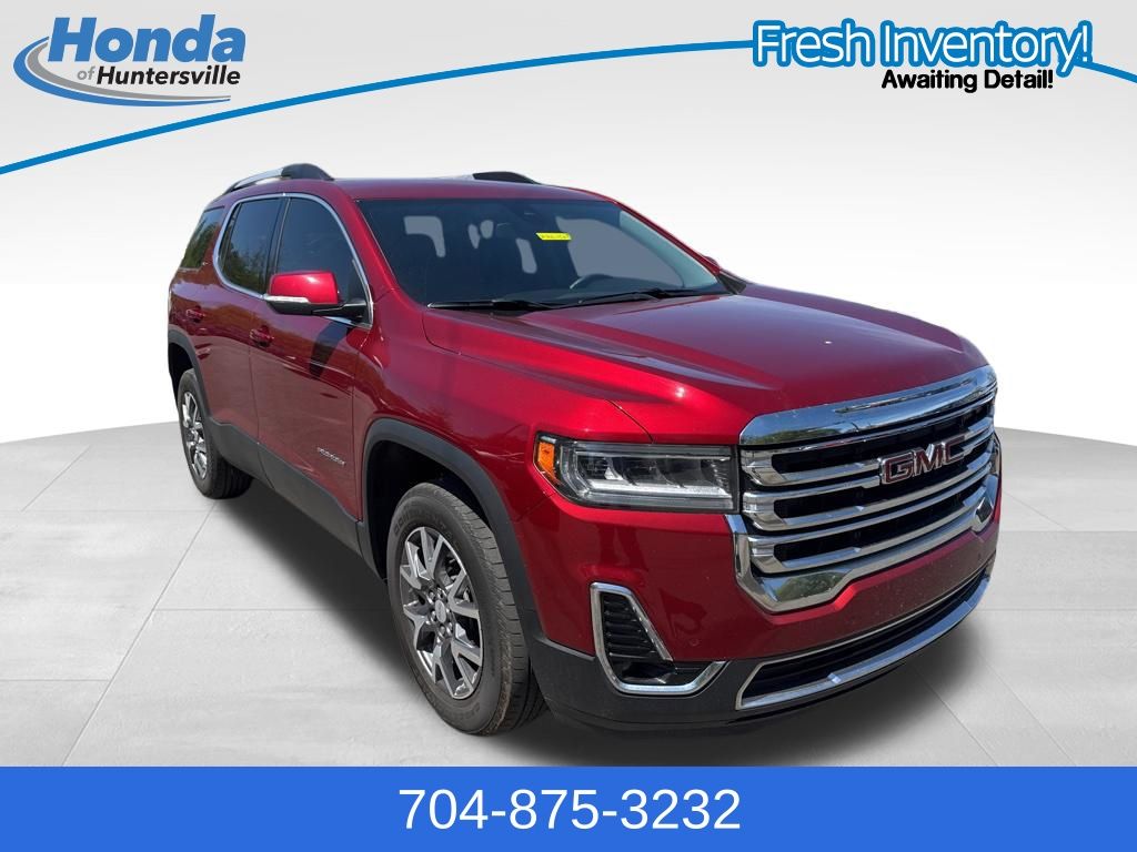 Volcanic Red Tintcoat 2023 GMC Acadia SLT AWD SUV / Crossover Four-Wheel Drive 9-Speed Automatic
