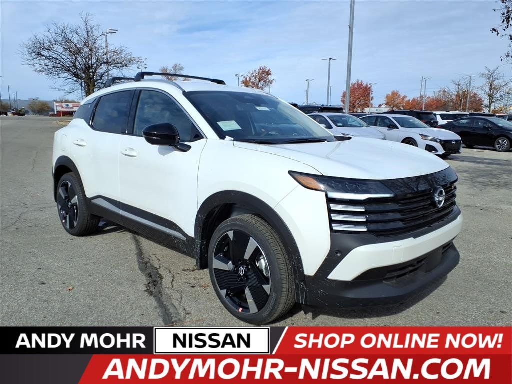 Aspen White Tricoat 2026 Nissan Kicks SUV / Crossover All-Wheel Drive Continuously Variable Transmission