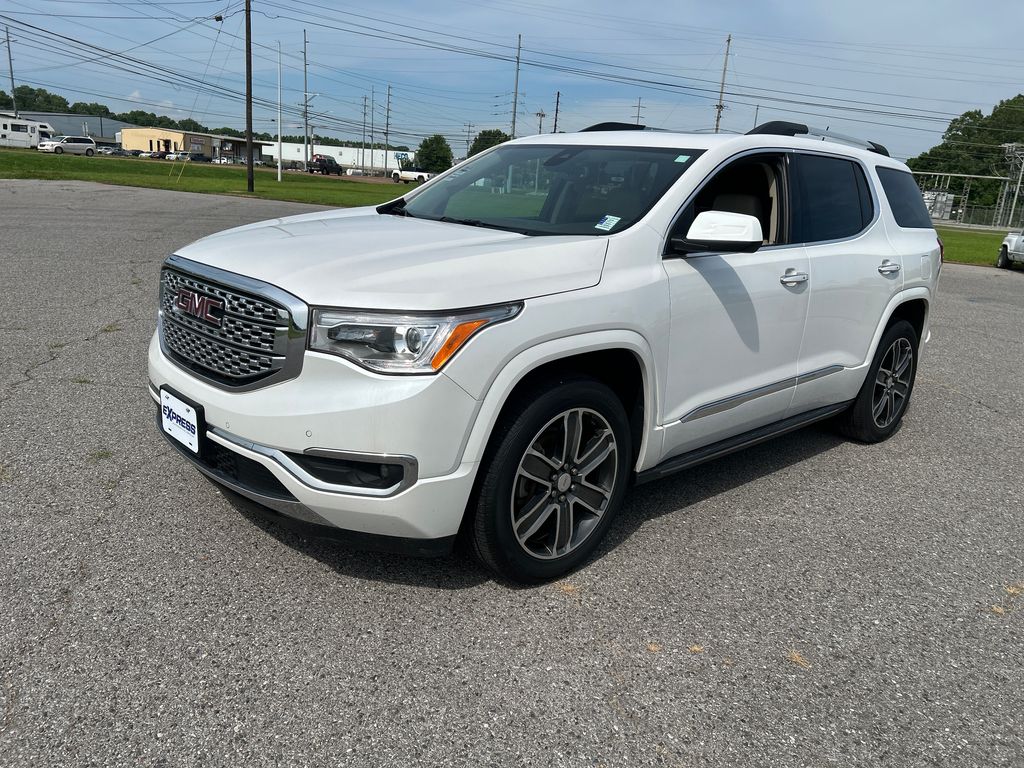 White Frost Tricoat 2018 GMC Acadia Denali FWD SUV / Crossover Front-Wheel Drive 6-Speed Automatic