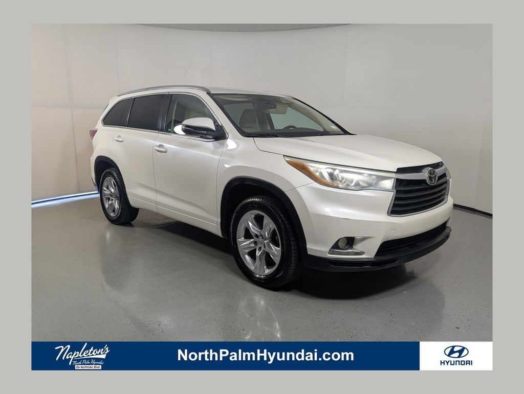 White (Blizzard Pearl) 2014 Toyota Highlander SUV / Crossover Front-Wheel Drive 6-Speed Automatic Overdrive