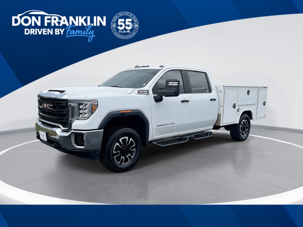 Summit White 2020 GMC Sierra 3500HD Base Crew Cab LB 4WD Pickup Truck Four-Wheel Drive 6-Speed Automatic