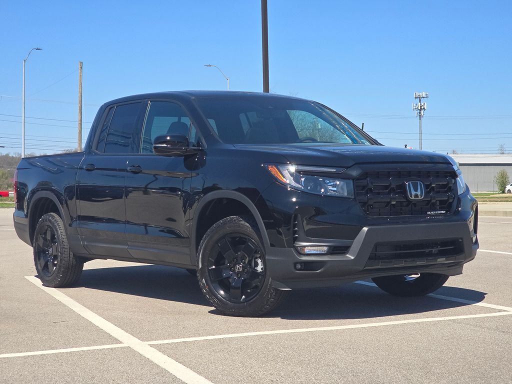 Crystal Black Pearl 2026 Honda Ridgeline Black Edition AWD Pickup Truck All-Wheel Drive 9-Speed Automatic