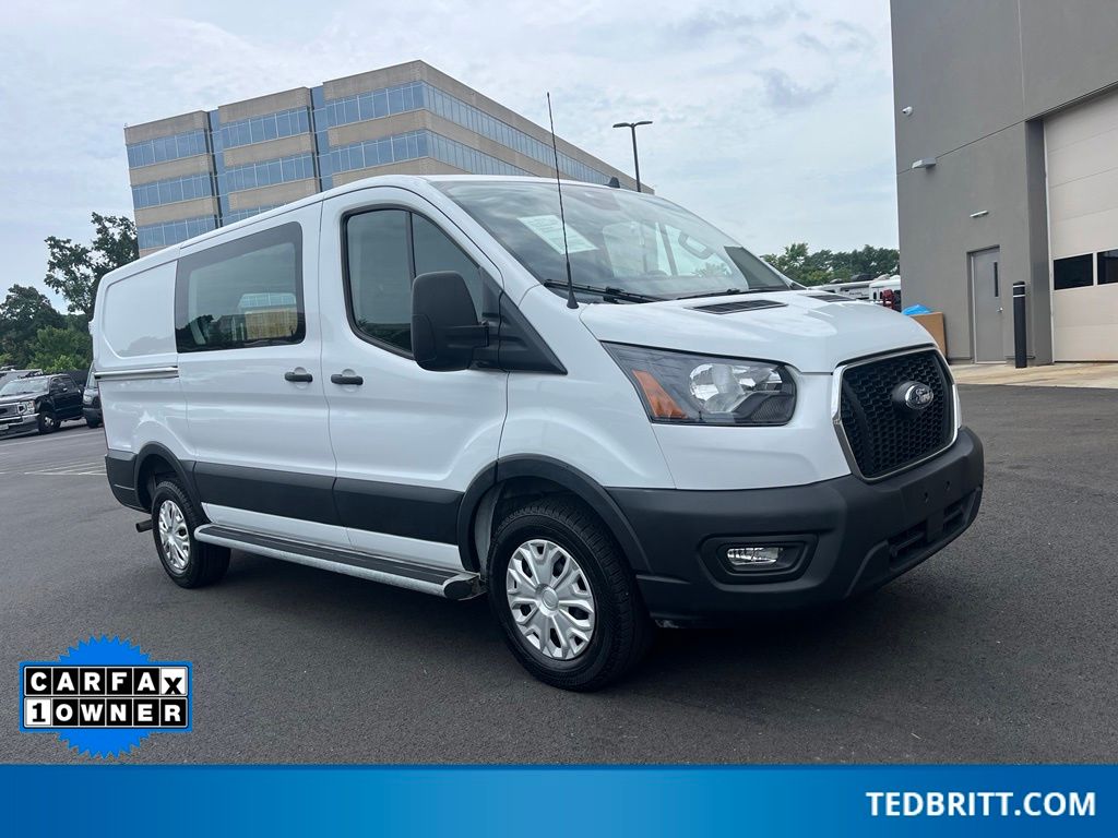 Oxford White 2025 Ford Transit Cargo Van Rear-Wheel Drive