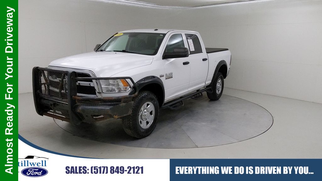 Bright White Clearcoat 2016 RAM 2500 Tradesman Crew Cab 4WD Pickup Truck Four-Wheel Drive 6-Speed Automatic